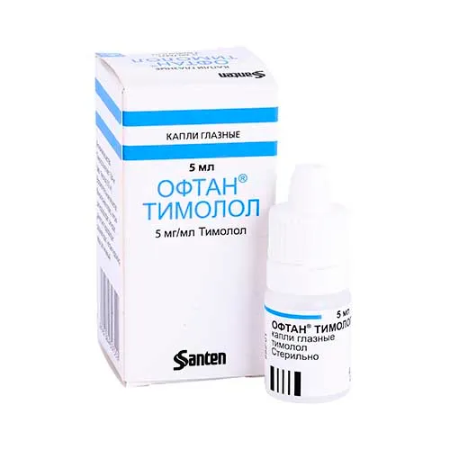 Oftan Timolol gl. kapli 5mg/ml 5 ml