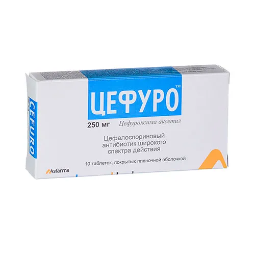 Цефуро таб. 250мг №10