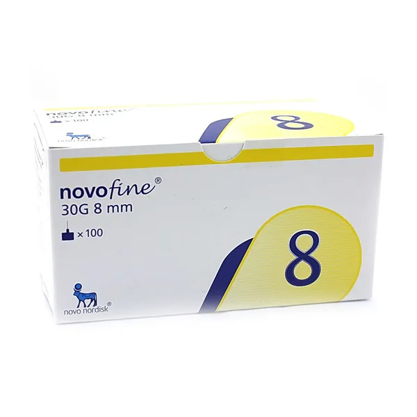 Иглы одноразовые Новофайн 30G 0.3х8мм №100