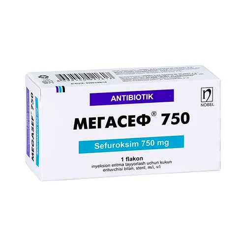 Мегасеф пор. д/ин. 750мг №1