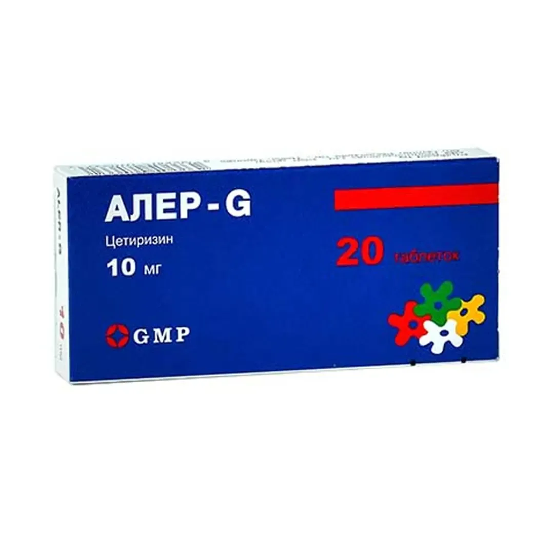 Алер-G таб. 10мг №20