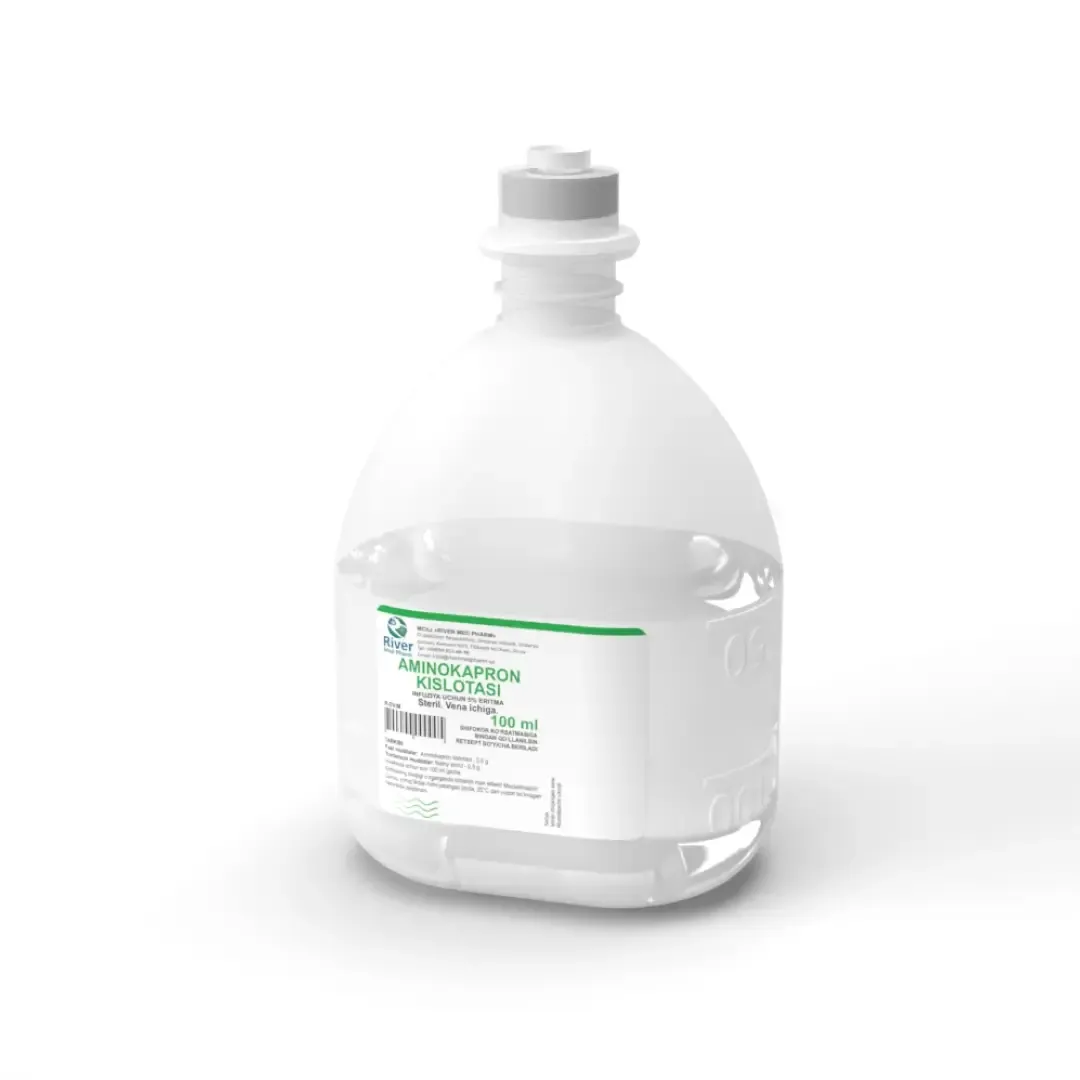 Аминокапроновая к-та р-р д/инф. 5% 100мл