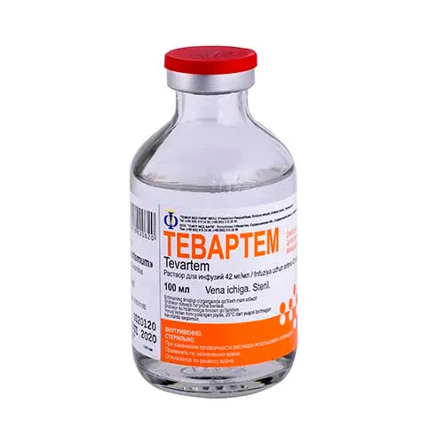 Тевартем р-р д/инф. 42мг/мл 100мл №1
