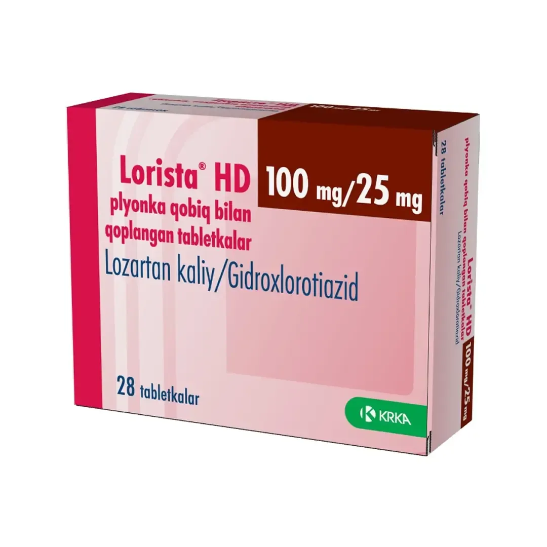 Лориста НД таб. п/о 100мг/25мг №28