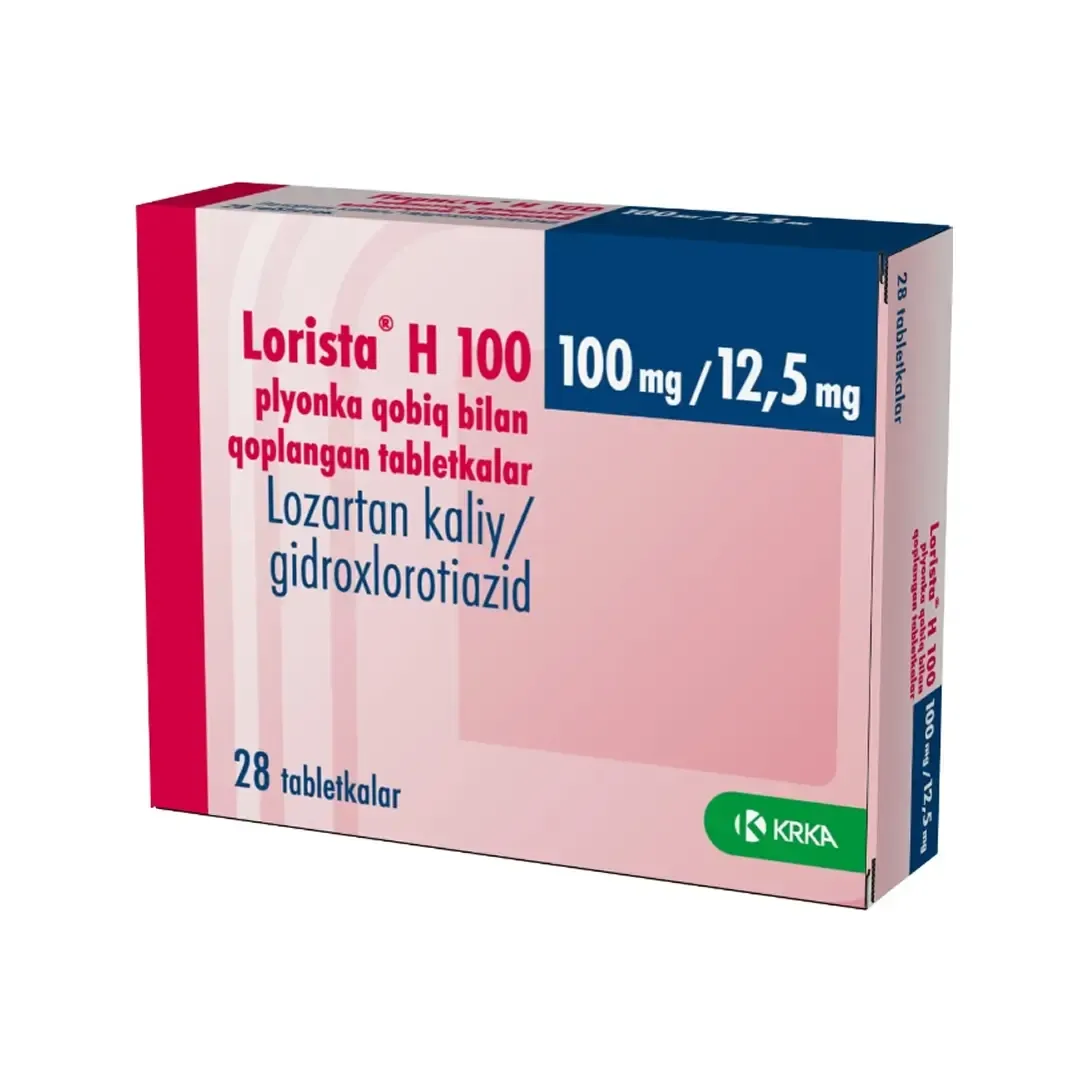 Лориста Н таб. п/о 100мг/12.5мг №28