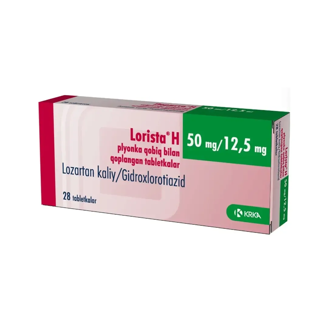Лориста Н таб. п/о 50мг/12.5мг №28