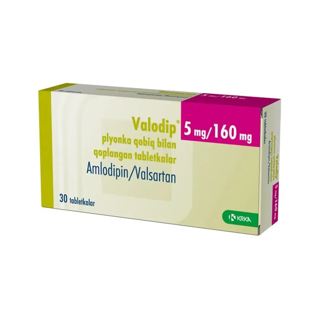 Валодип таб. п/о 5мг/160мг №30