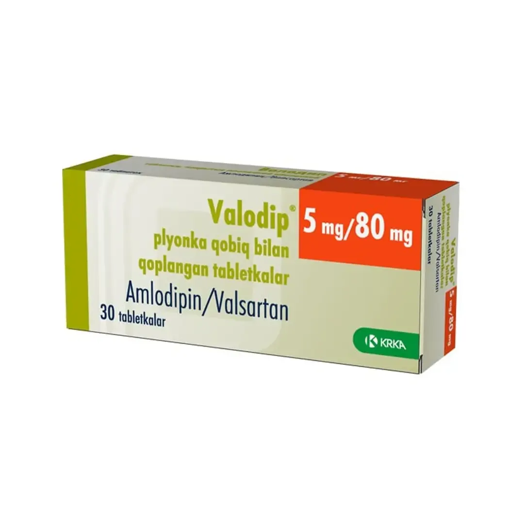 Валодип таб. п/о 5мг/80мг №30