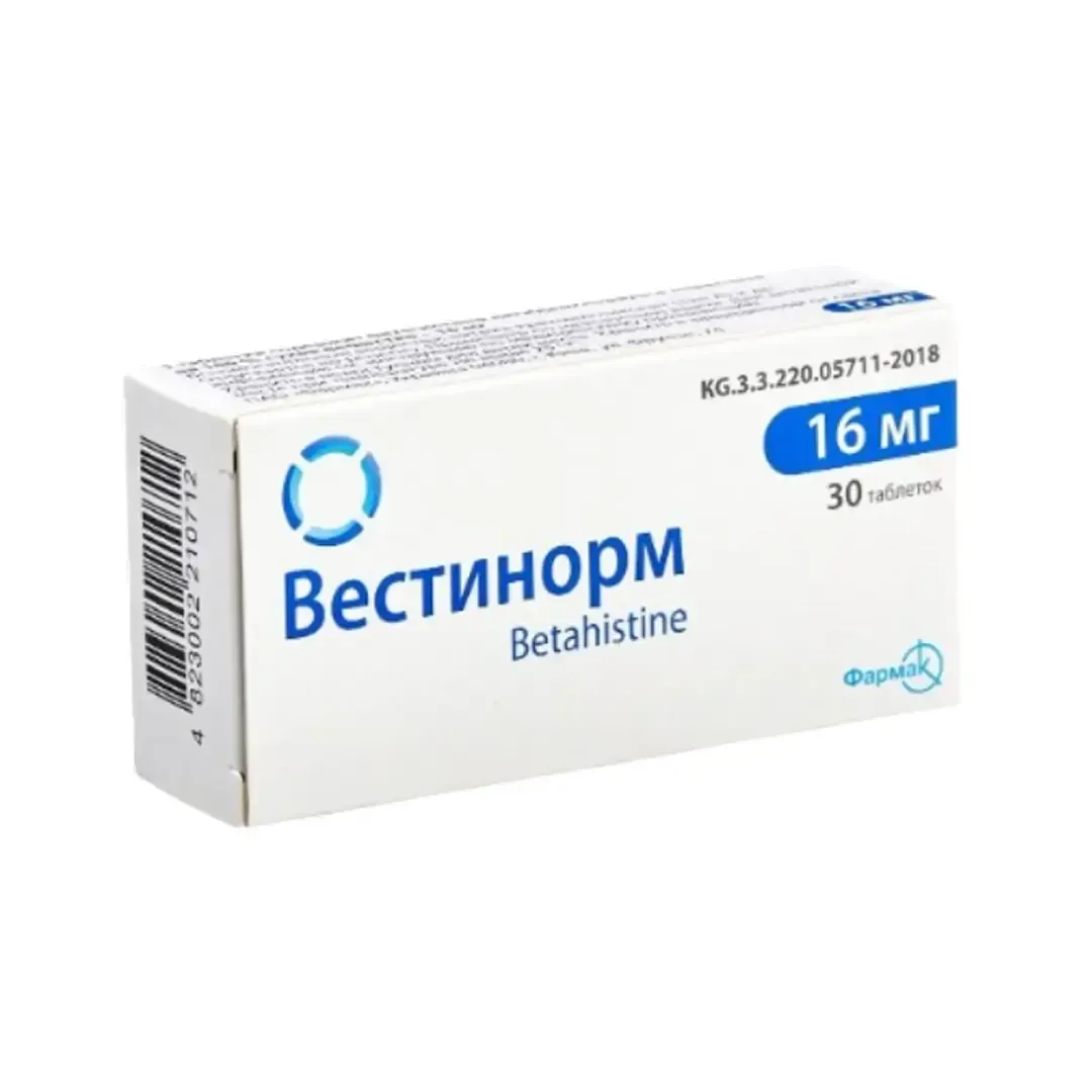 Vestinorm tab. 16mg №30